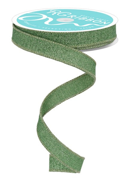 Fine Glitter on Royal Ribbon - 5/8" x 10 yds