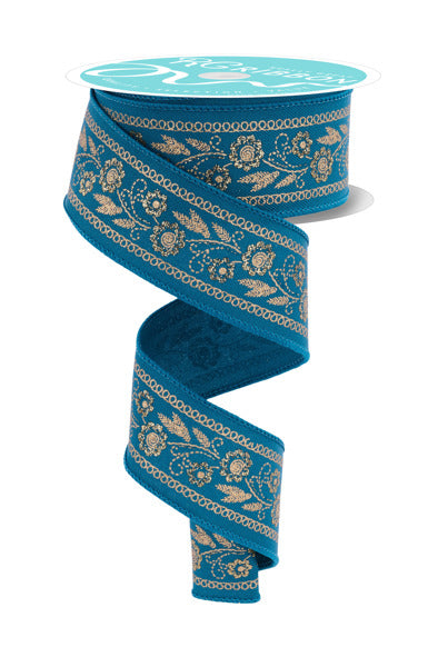 Embroidered Look Ribbon