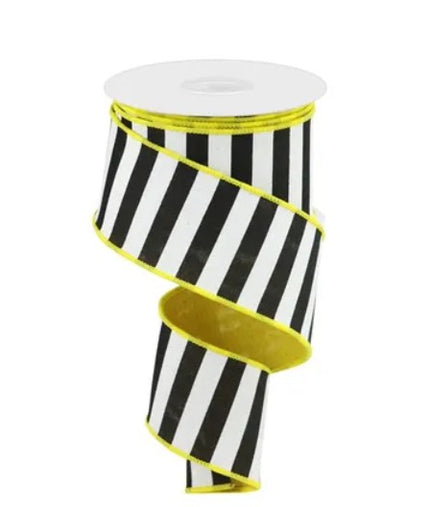2.5" x 10 yard Stripe Royal Fused Back