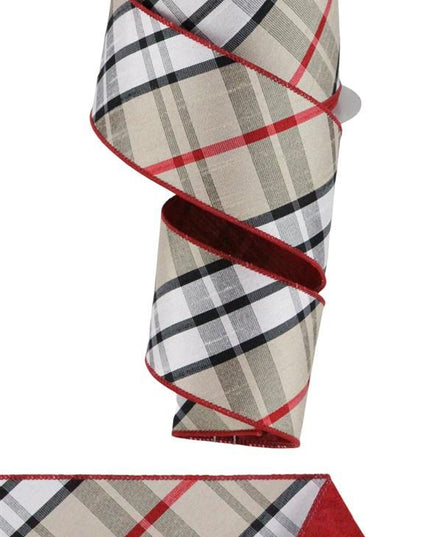 2.5"x10Y Diagonal Plaid