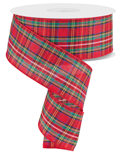2.5" x 50yd Woven Plaid