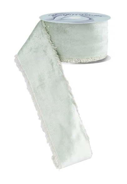 2.5" x 10 yds Frayed Edge Velvet Ribbon
