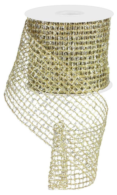 Ribbon Silver/Gold 4"x10yd