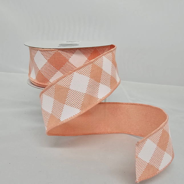 1.5"x10Y Plaid Ribbon