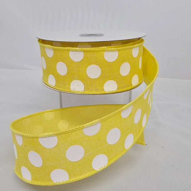 1.5"x10Y Polka Dot Ribbon
