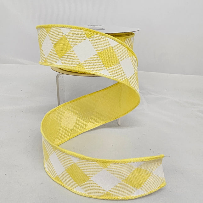 1.5"x10Y Plaid Ribbon