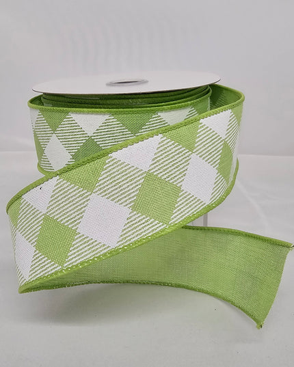 1.5"x10Y Plaid Ribbon