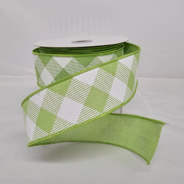 1.5"x10Y Plaid Ribbon