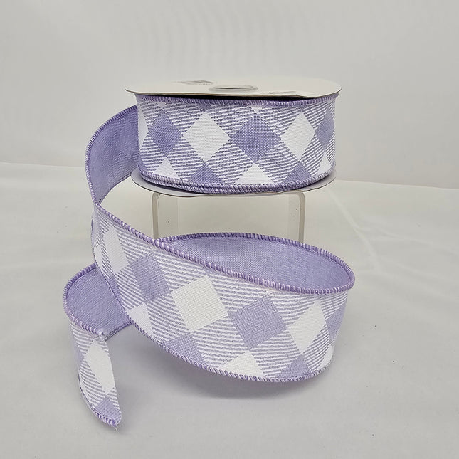 1.5"x10Y Plaid Ribbon
