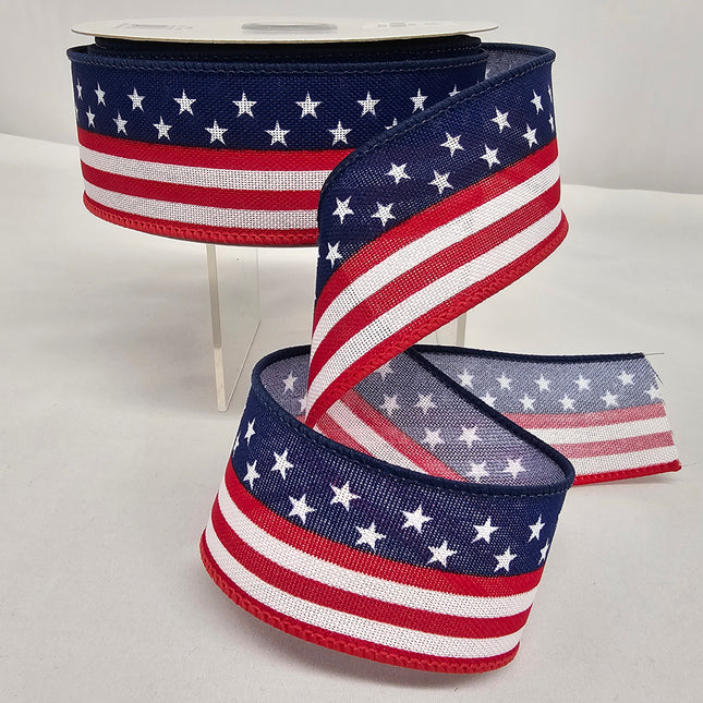 1.5"x10Y Flag Ribbon