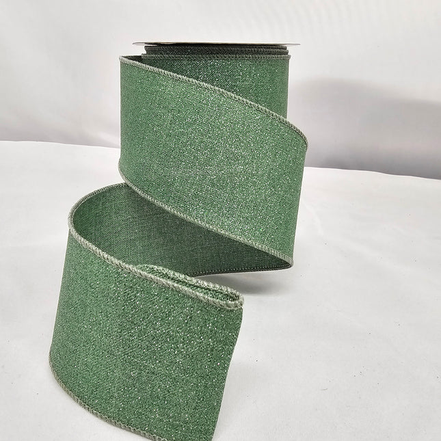 2.5"x10Y Fine Glitter Ribbon