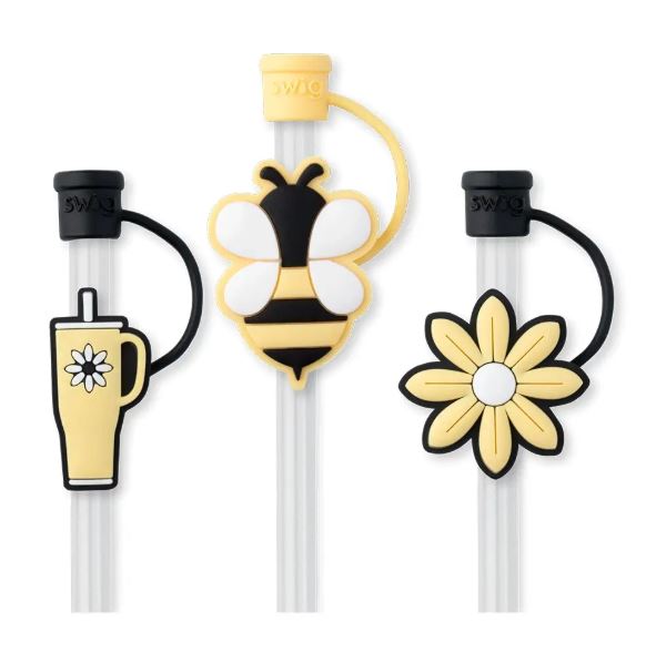 Swig Life Busy Bee Straw Toppers