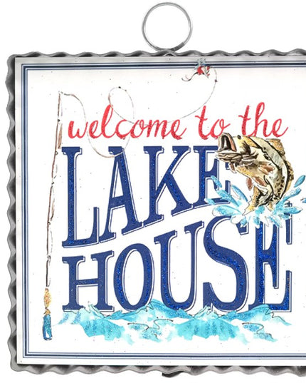 Welcome to the Lake Mini Gallery Frame
