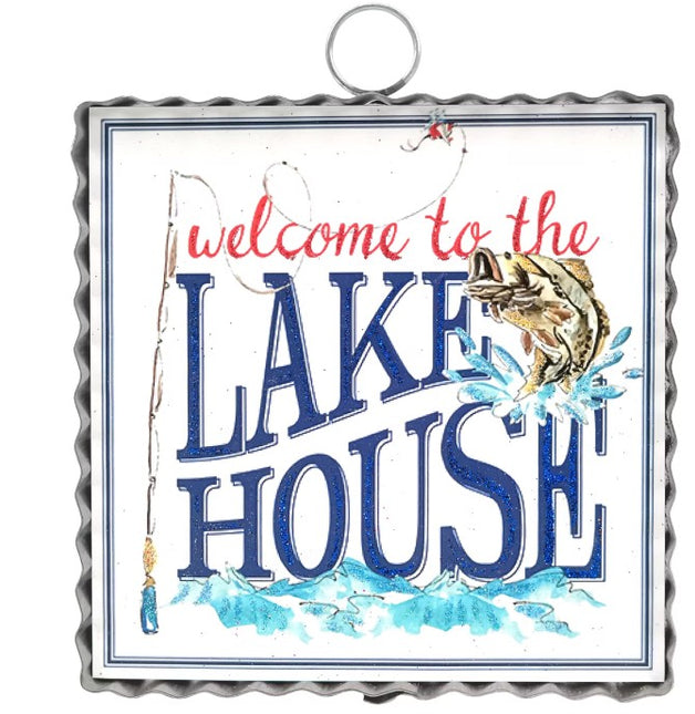 Welcome to the Lake Mini Gallery Frame