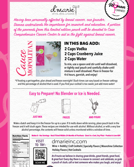 Cause-Mopolitan Slush Mix
