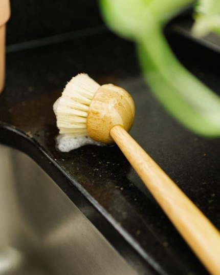 Bamboo Kitchen Dish Scrubber