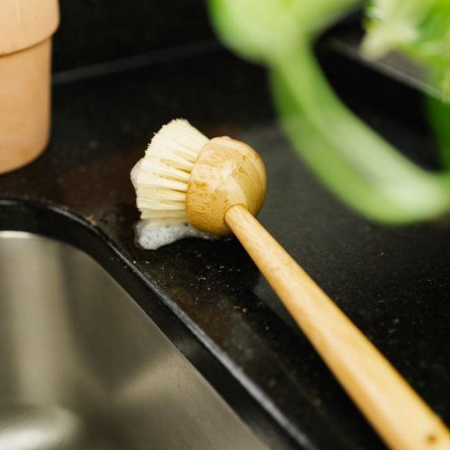 Bamboo Kitchen Dish Scrubber