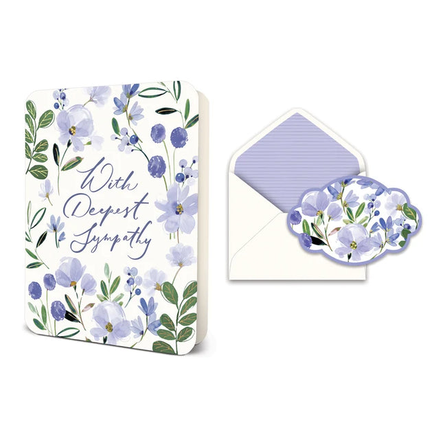 Tender Blooms Deluxe Greeting Card