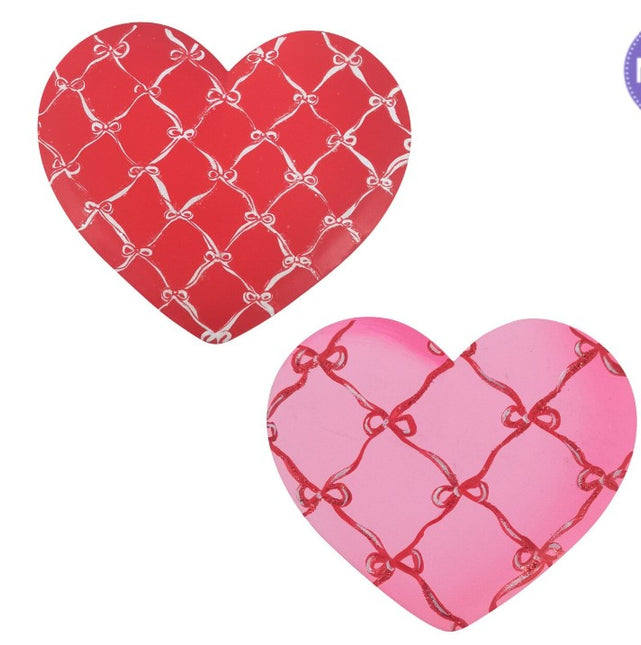 Hearts with Bow Magnets