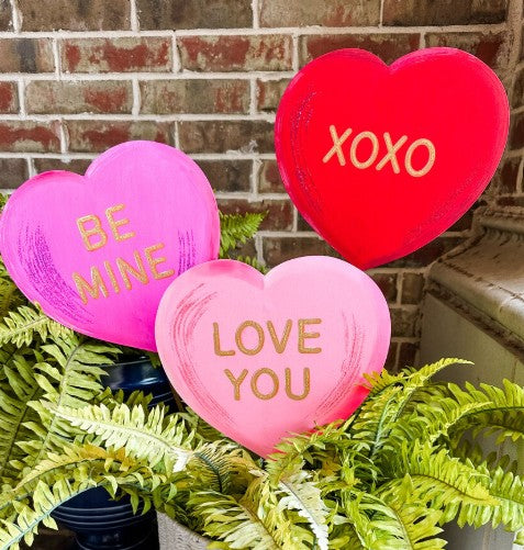 Golden Talking Hearts by The Roundtop Collection