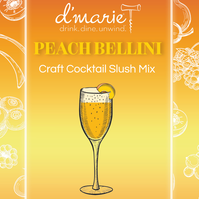 Peach Bellini Craft Cocktail Slush Mix