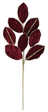 Velvet Magnolia Leaf Spray (Multiple Color Options)