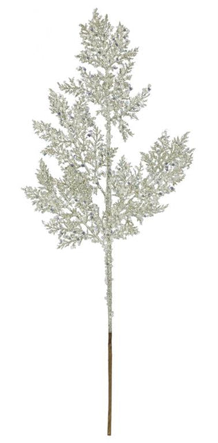 Beaded Leaves w/ Pearl Spray