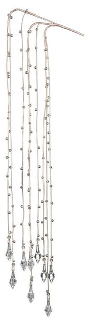 Beaded Hanging Spray w/ resin Crystal Drop