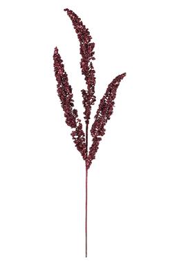 36" Glitter Fern Spray