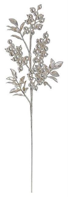 Metallic Currant Berry & Foliage Spray