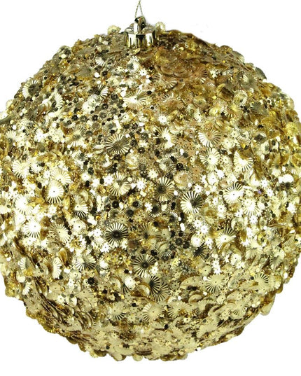 150mm Flower Sequin Ball Ornament