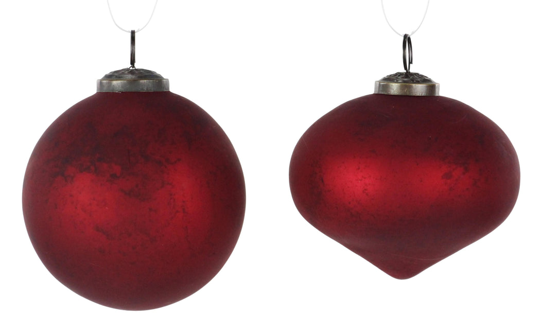 Rustic Ball or Onion Ornament