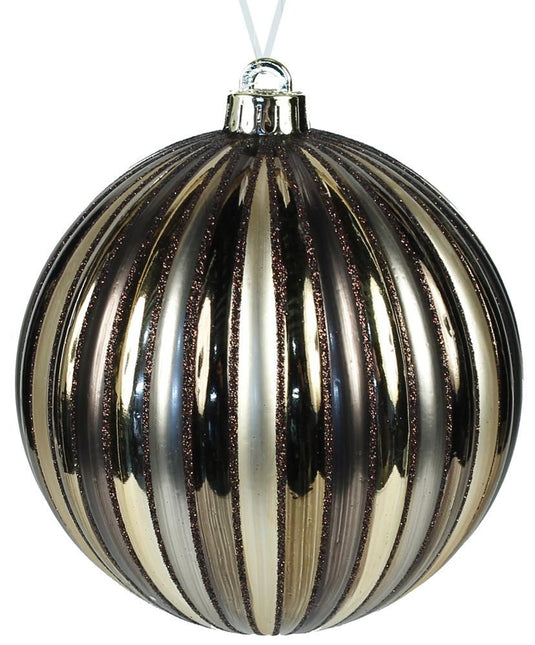 150mm Vertical Stripe Ball Multi Brown/Glitter
