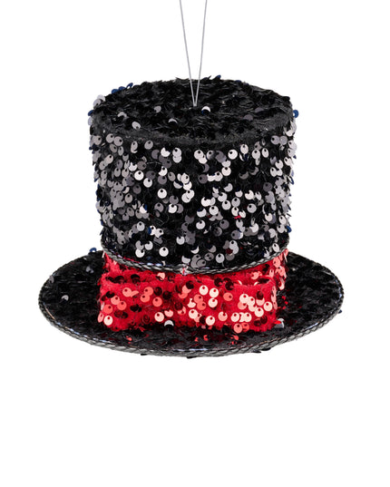 Sequin Top Hat Ornament