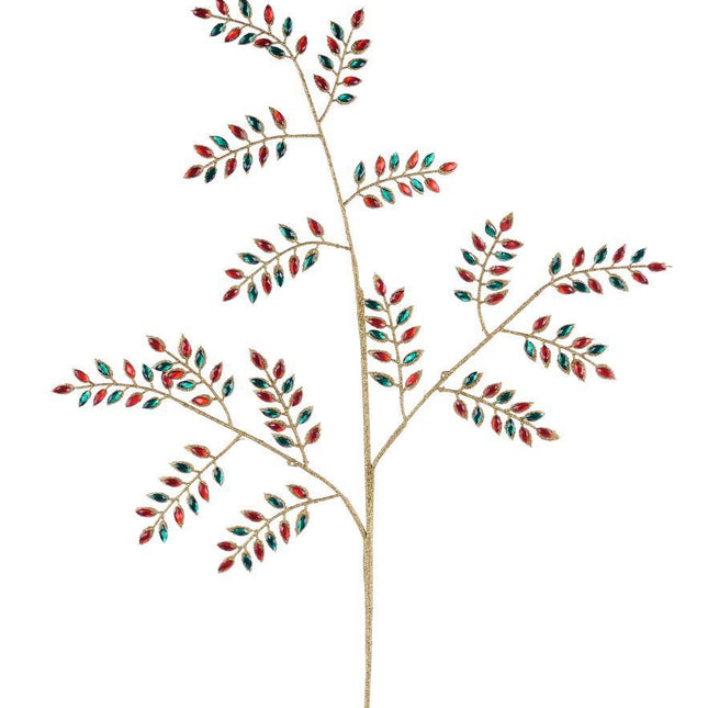 30" Red Green Diamond Glitter Spray