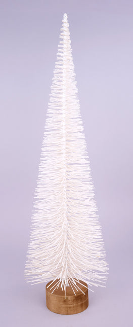 Cream Bottle Brush Tree 36"