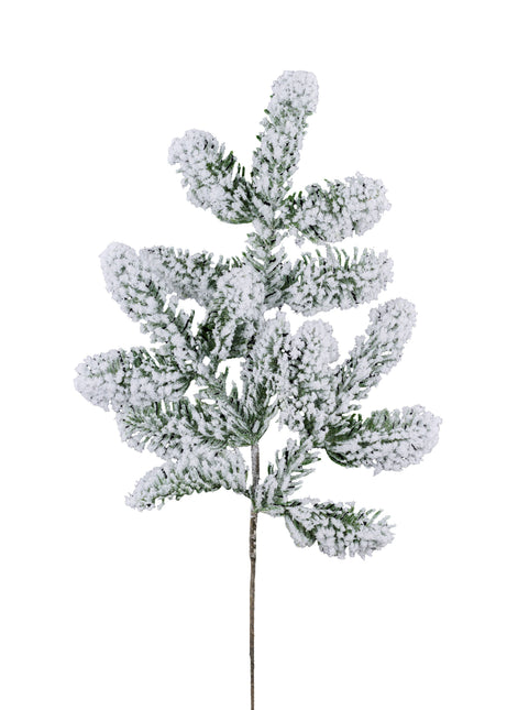 21" Snow Noble Pine Spray