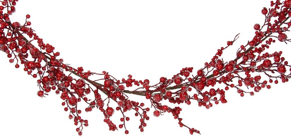 Iced Berry Garland 5'