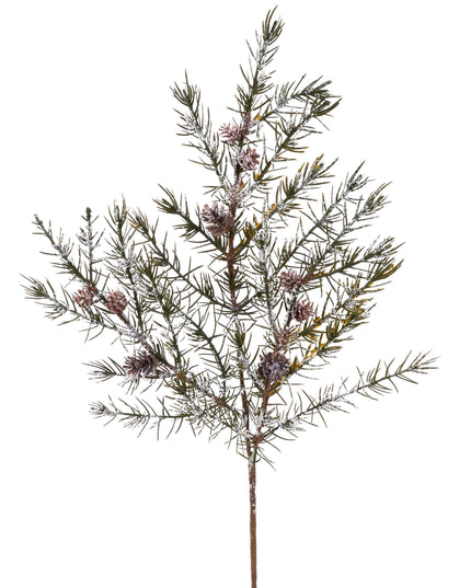Iced Pinecone spray 26"