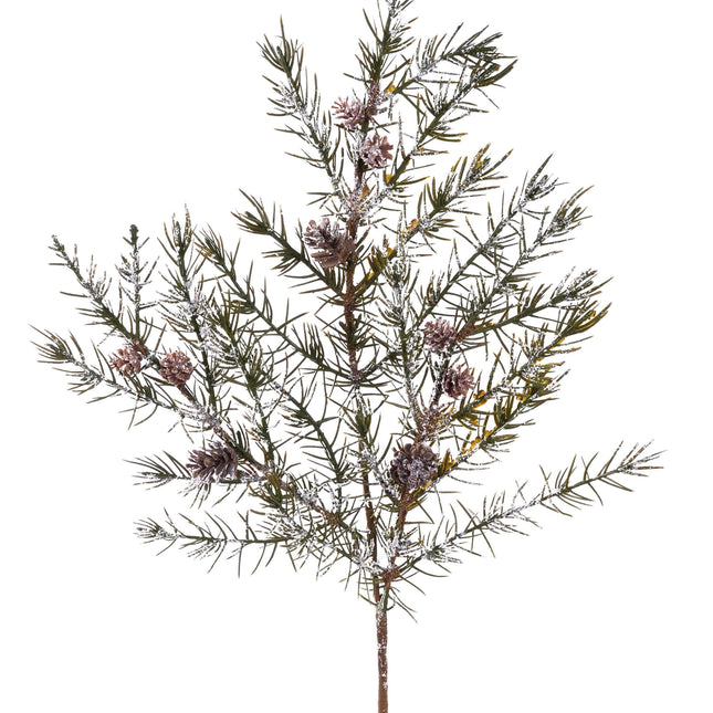Iced Pinecone spray 26"