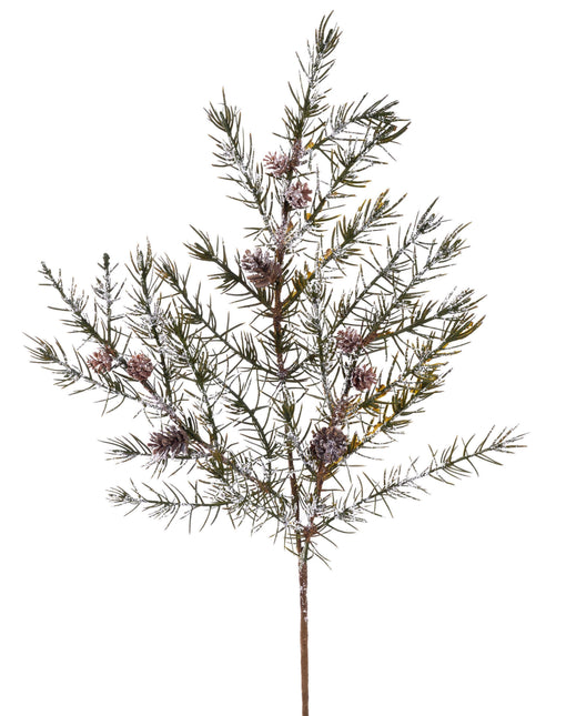 Iced Pinecone spray 26"