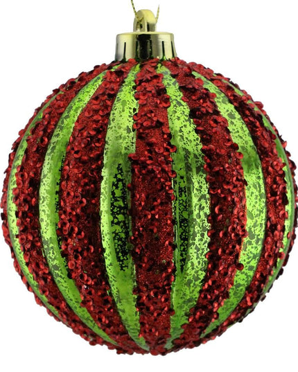 120mm Antique Glitter Sequin Ornament