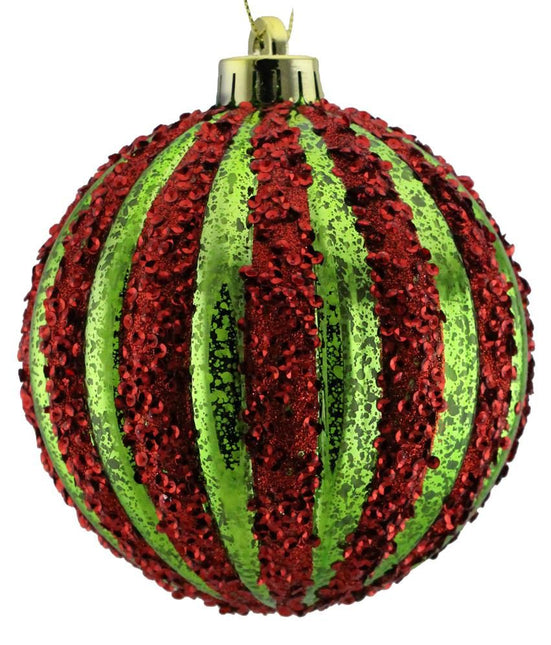 120mm Antique Glitter Sequin Ornament