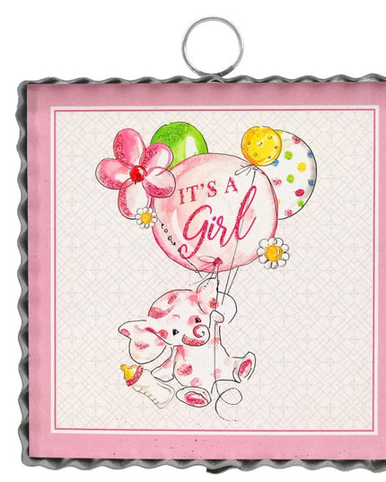 It's A Girl! Mini Gallery Frame