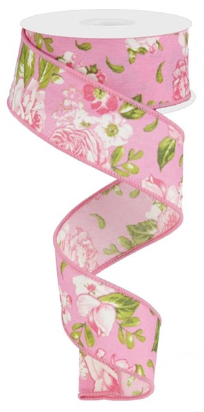 1.5" x 10yd Floral image 0