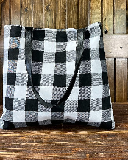 Buffalo Plaid Tote Bag image 0