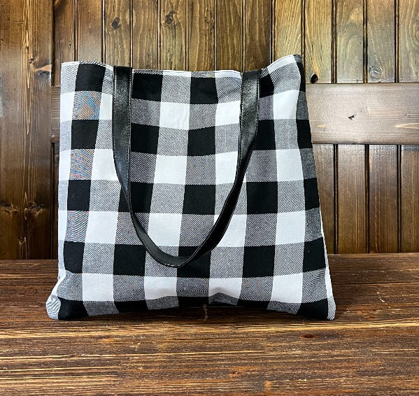 Buffalo Plaid Tote Bag image 0