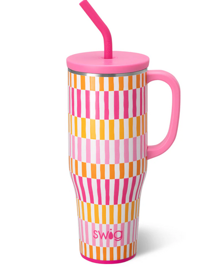 Swig Sherbert Stripe 40 oz Tumbler image 0