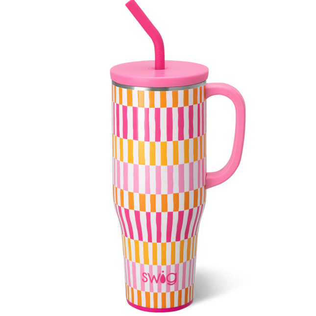 Swig Sherbert Stripe 40 oz Tumbler image 0