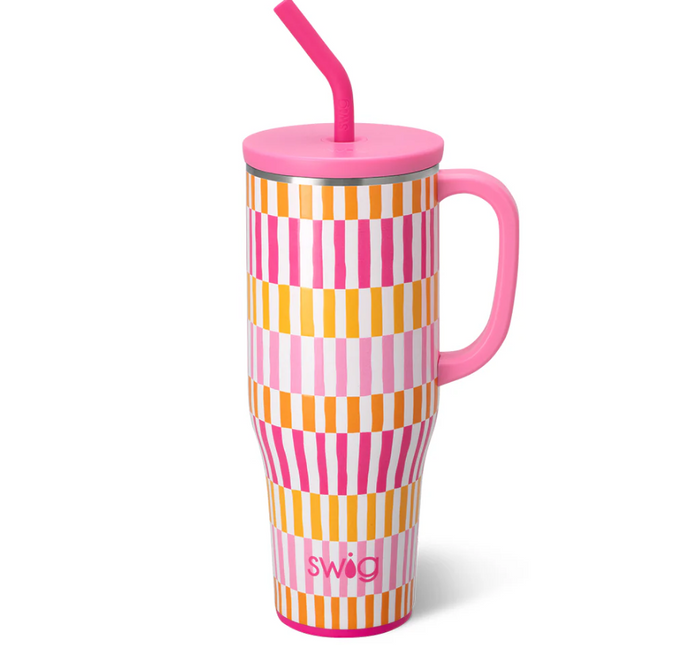 Swig Sherbert Stripe 40 oz Tumbler image 0
